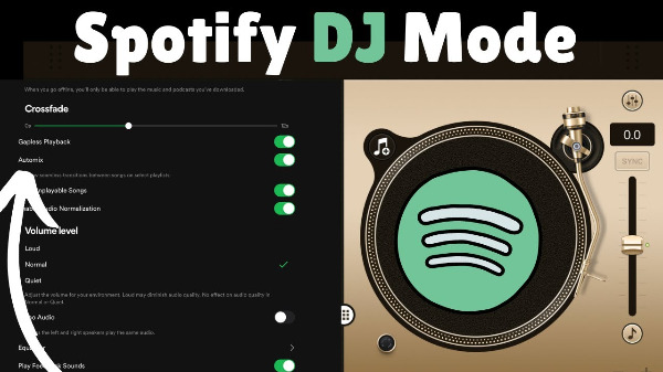 스포티파이 DJ 모드 기능 소개 화면